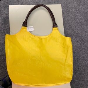 Yellow Tote from Neiman Marcus
